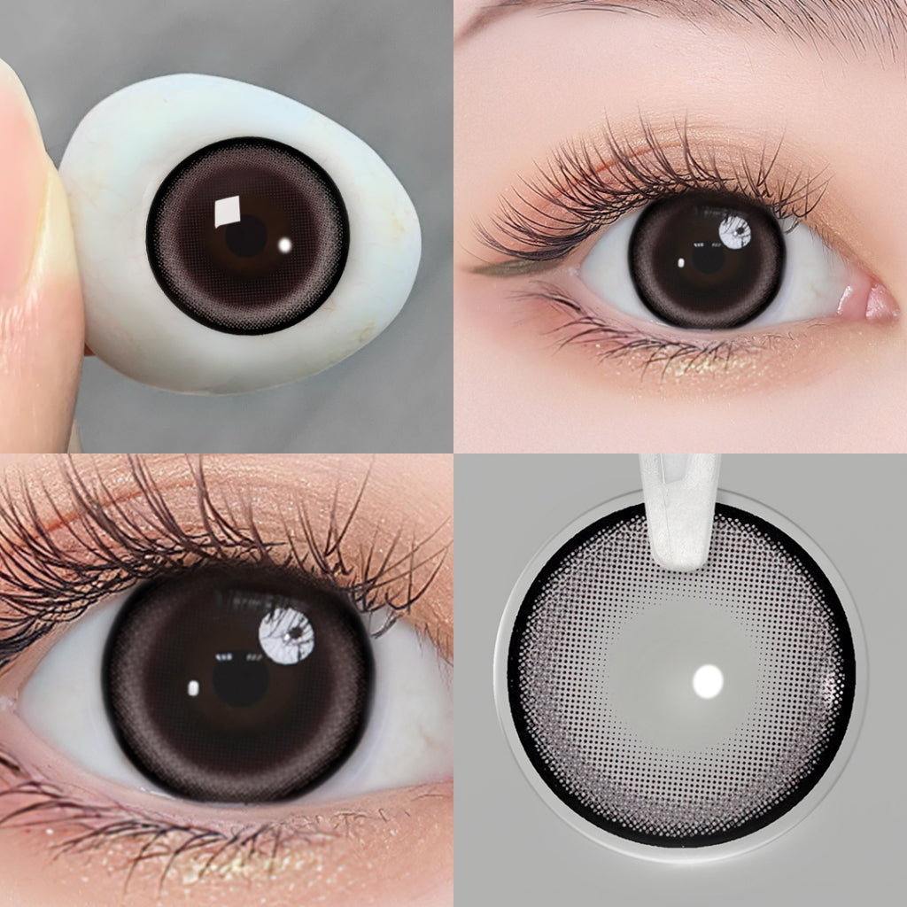 Magister softlens lensa mata,softlens grey soflen ochre brown lensa kontak murah,diameter 14MM softlens softlens mata softlens mata korea