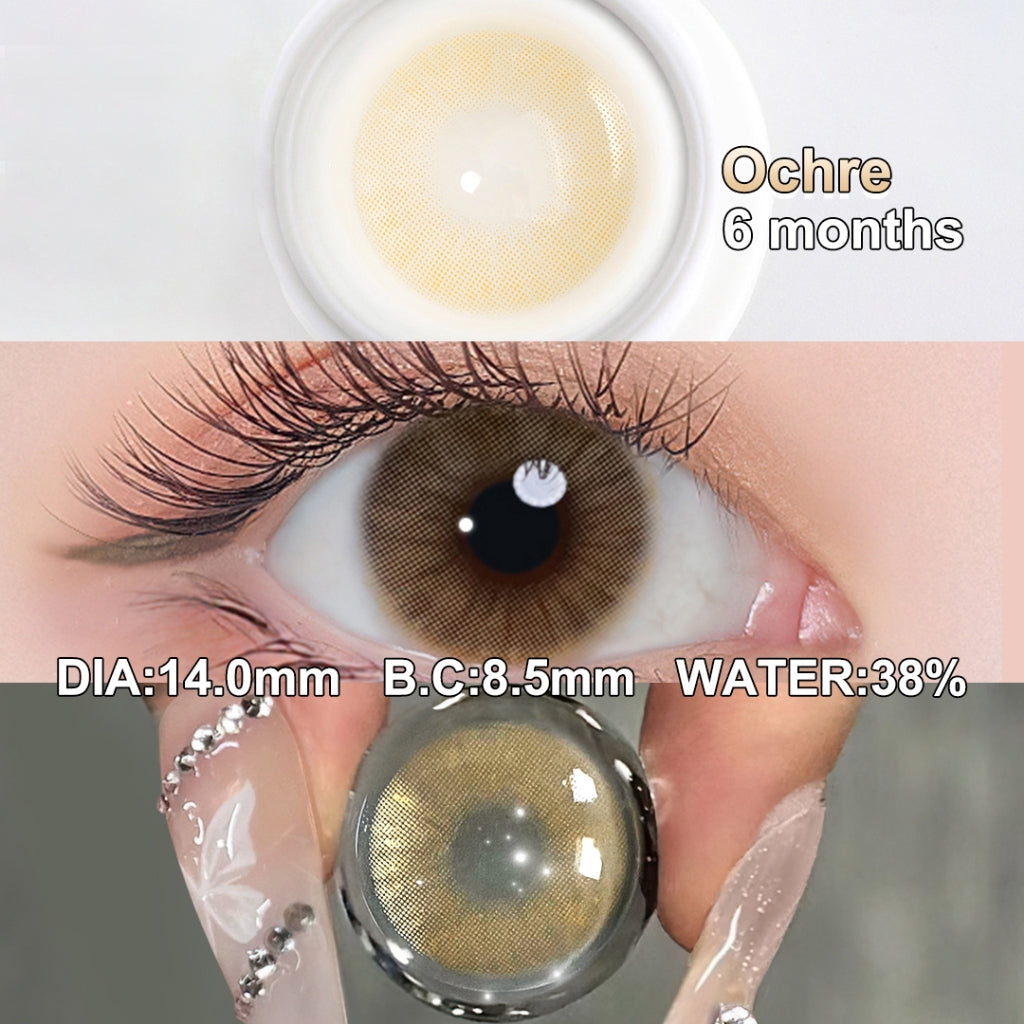 Magister Softlens Minus (-1.00 s/d -6.00) OMG Softlens Black lensa kontak warna diameter 14MM softlens Brown softlens Gray soflen mata soflent soflen normal