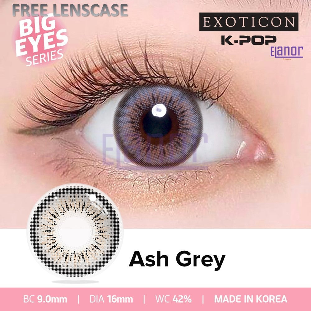 SOFTLENS KPOP (NORMAL DAN MINUS (-0.50 s/d -4.00) BIG EYES 16 MM BY EXOTICON