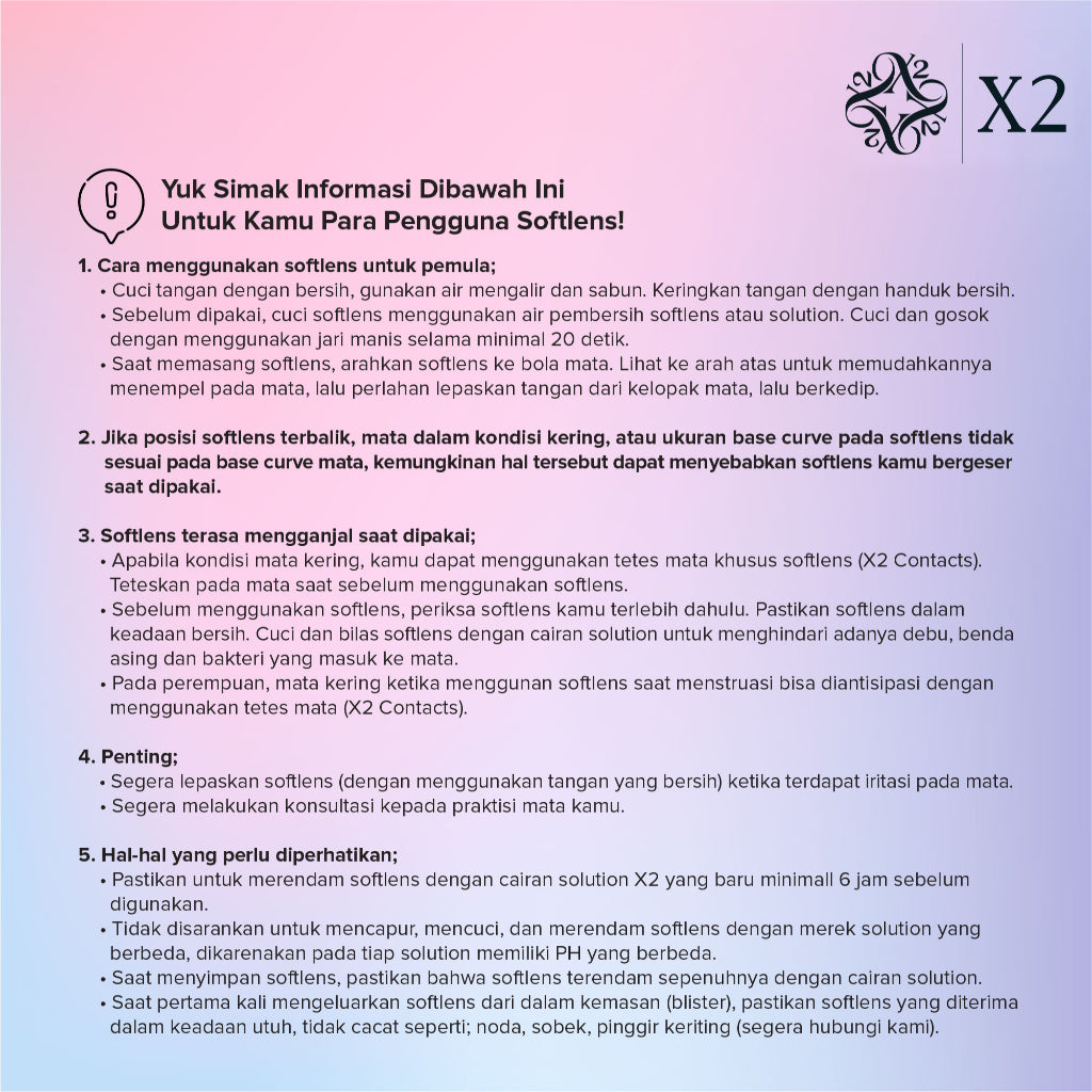 X2 Sanso Softlens - Cloudy Grey - 14.2mm Silicone Hydrogel Contact Lenses