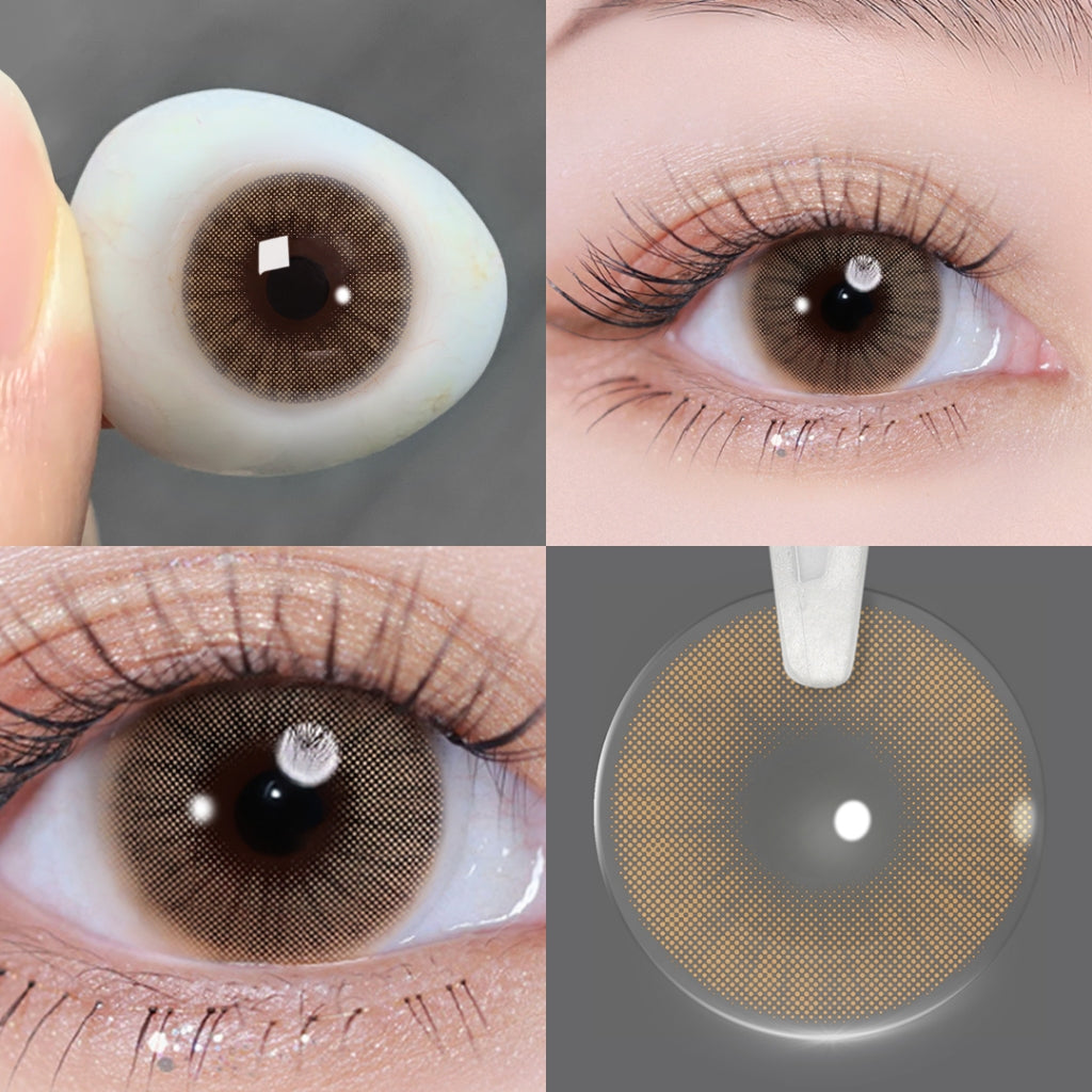 Magister Softlens 14.2 mm Mata Normal softlens grey Lensa Kontak Bergaya Soflens Murah Lensa Warna