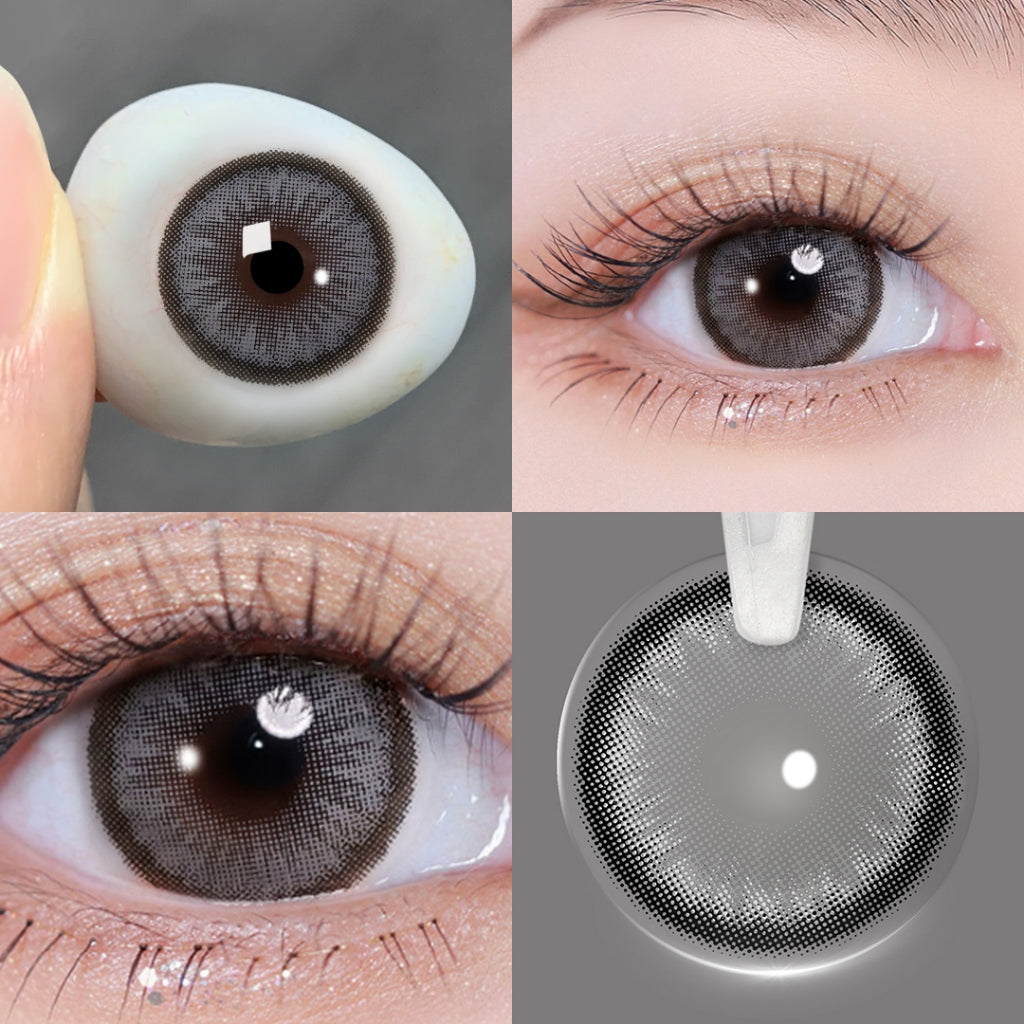 Magister softlens Normal 16mm big eyes soflens hitam soflens Brown DIA14.5 Softlen Black Lens Kontak Doll Eyes with Case