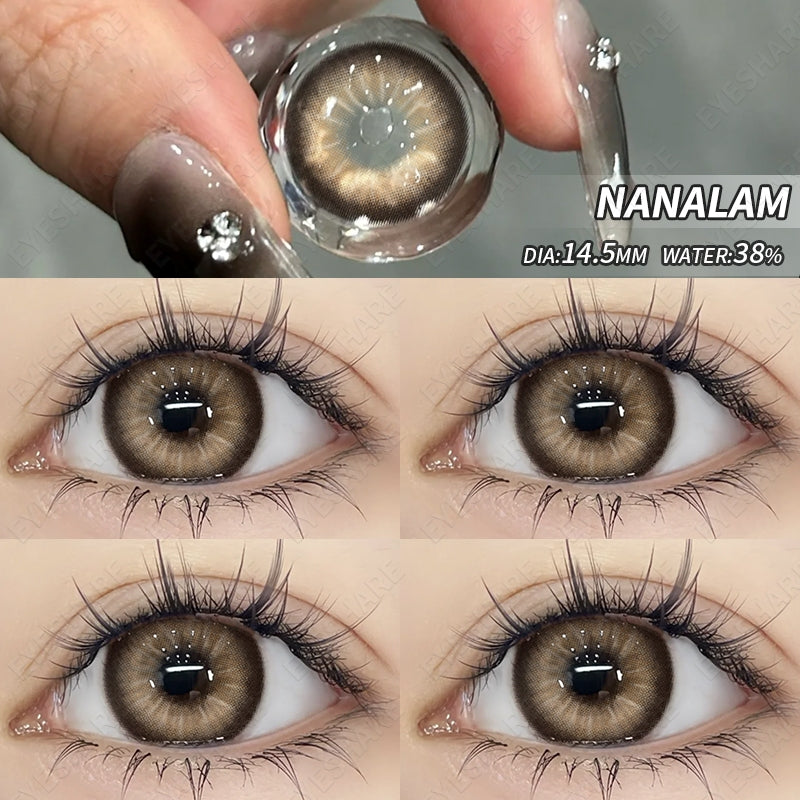 Eyeshare Pattaya Brown Softlens 2pcs 14.2mm Softlen
