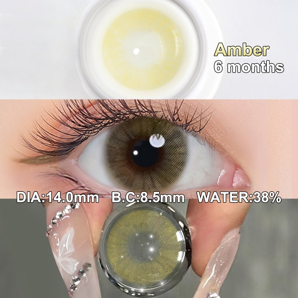 Magister Softlens Minus (-1.00 s/d -6.00) OMG Softlens Black lensa kontak warna diameter 14MM softlens Brown softlens Gray soflen mata soflent soflen normal