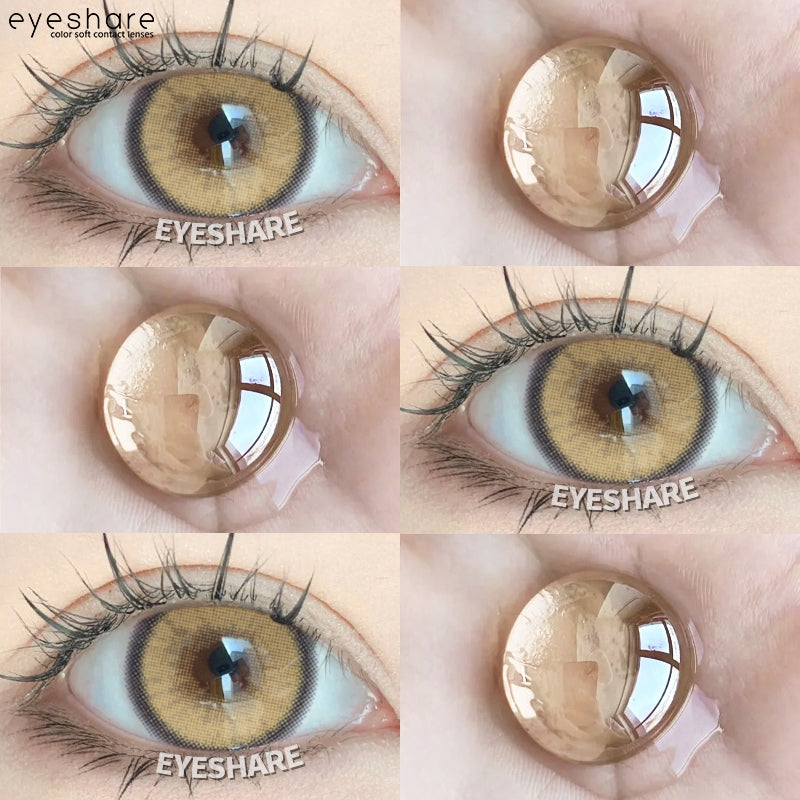 Eyeshare Pattaya Brown Softlens 2pcs 14.2mm Softlen