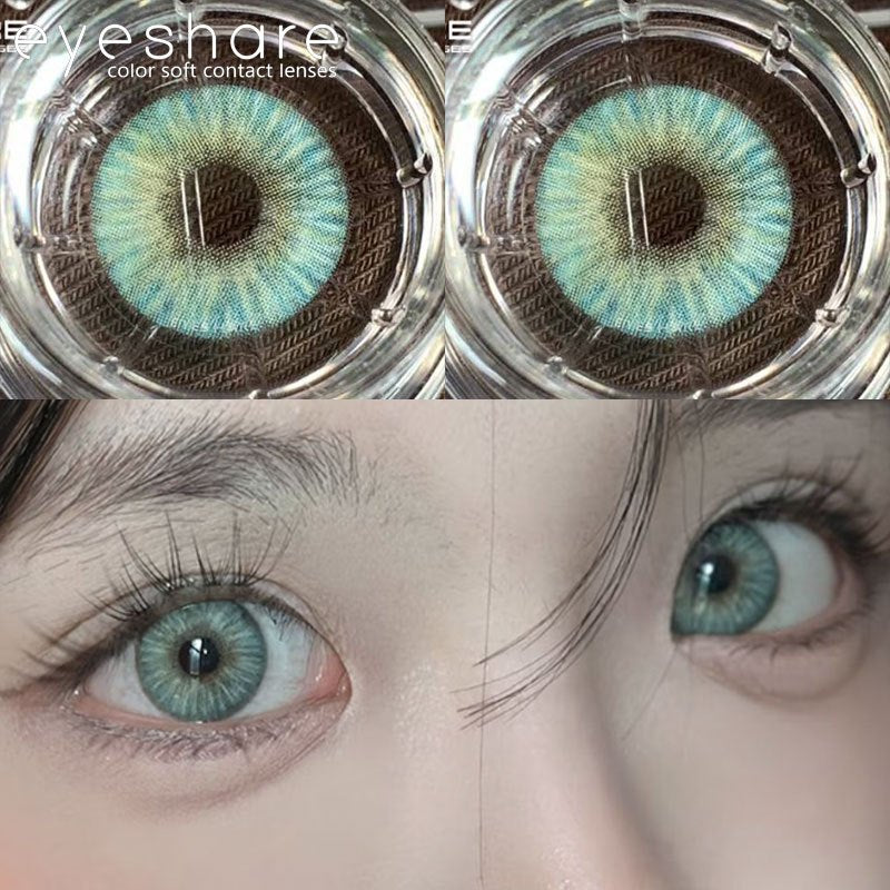 Eyeshare Softlens Minus Estonia Gray 1Pasang 14.5mm Lensa Kontak Minus