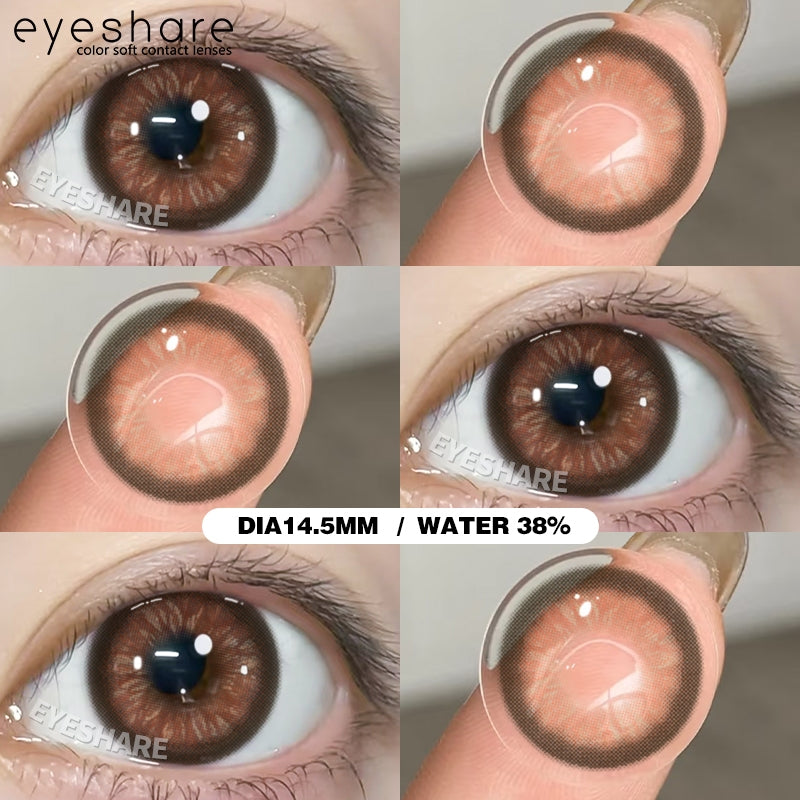 Eyeshare Pattaya Brown Softlens 2pcs 14.2mm Softlen