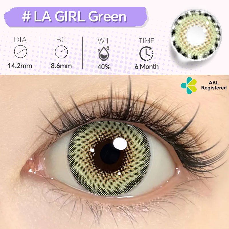 Mysticeyes Softlens  Blue Lens Cosplay Lenses Green Softlens Normal 14.0-14.5MM
