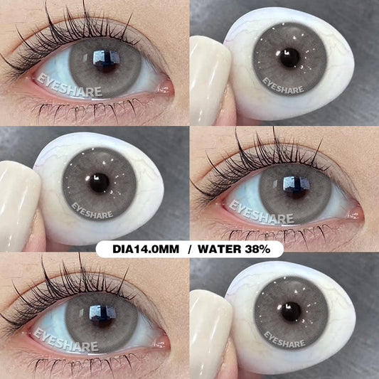 Eyeshare Softlens Lemon Gray 14.0mm 1 Pasang Lensa Kontak