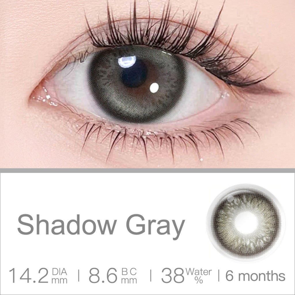 Magister Softlens minus BLUSH GIRL Buff Brown 14.2mm lensa kontak soflen warna Shadow Gray soflens normal