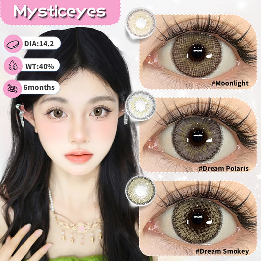 Mysticeyes Magic Series 14.5mm Contact Lenses (1 Pair) - 6 Month Use