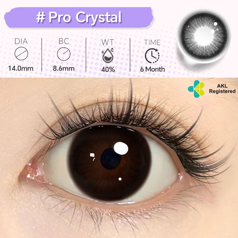 [COD]Mysticeyes Softlens Twilight series Wolf Grey Lensa kontak Normal Diameter14.5MM