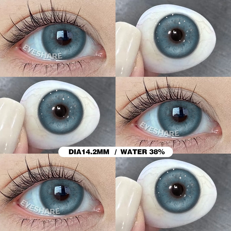 Eyeshare Softlens Lemon Gray 14.0mm 1 Pasang Lensa Kontak