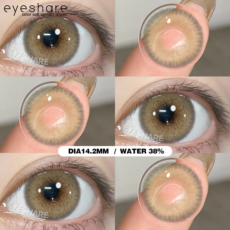 Eyeshare Pattaya Brown Softlens 2pcs 14.2mm Softlen