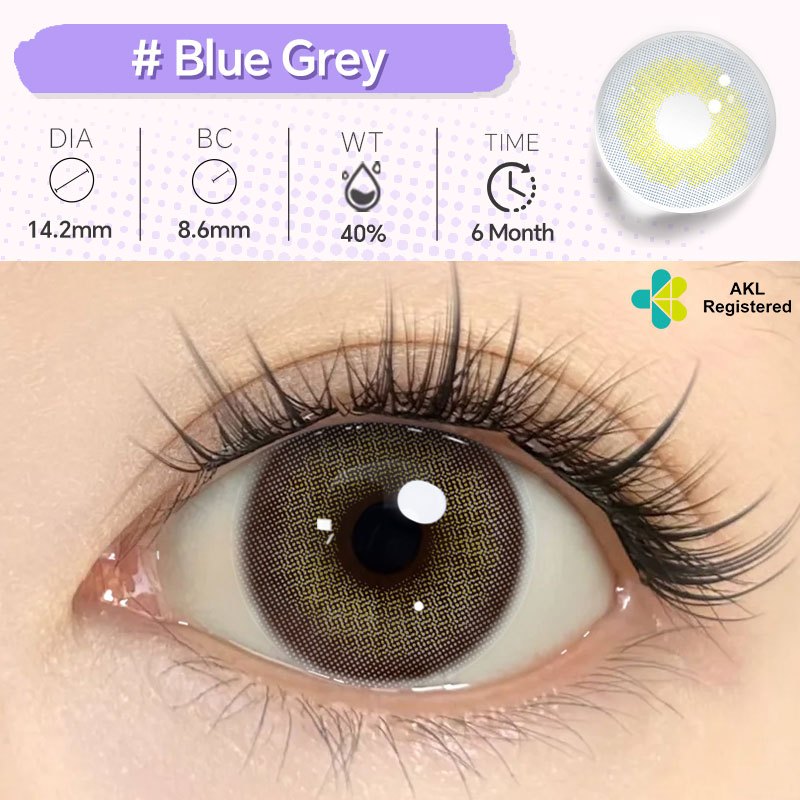 Mysticeyes Softlens  Blue Lens Cosplay Lenses Green Softlens Normal 14.0-14.5MM