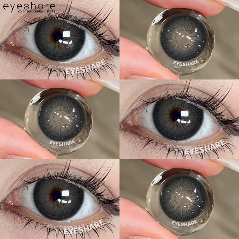 Eyeshare Softlens Lemon Gray 14.0mm 1 Pasang Lensa Kontak