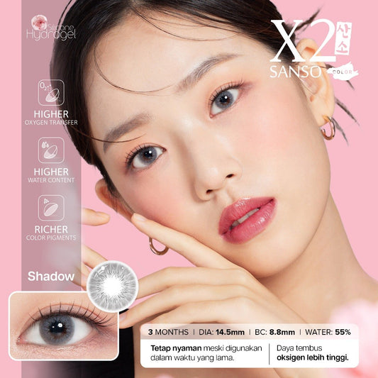 X2 Sanso Color Softlens - Shadow