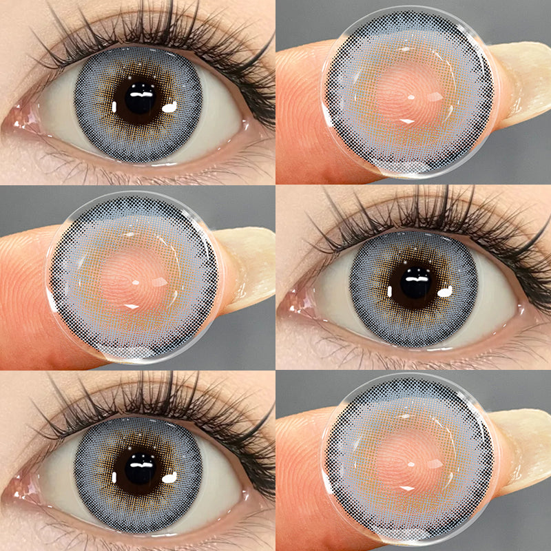 [COD]Mysticeyes Softlens Twilight series Wolf Grey Lensa kontak Normal Diameter14.5MM