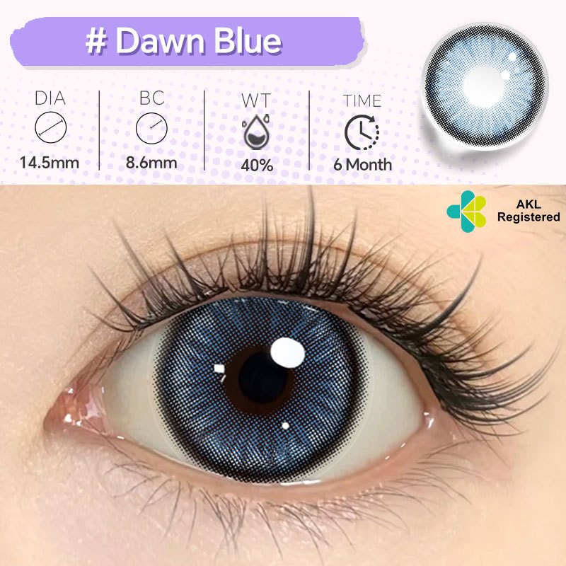 [COD]Mysticeyes Softlens Twilight series Wolf Grey Lensa kontak Normal Diameter14.5MM