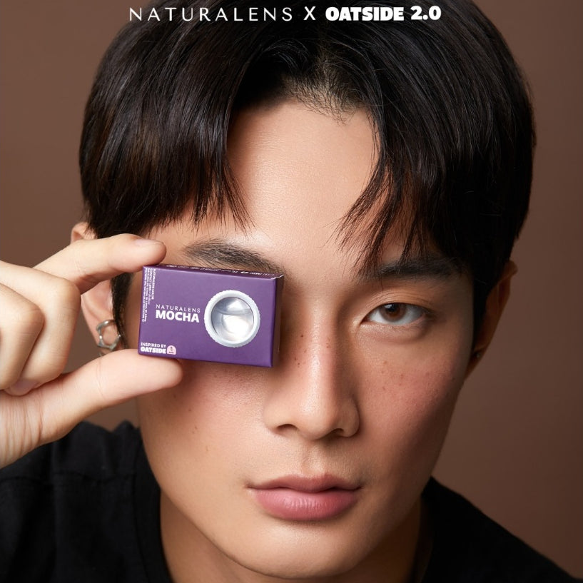 Naturalens x Oatside Mocha Softlens Biomoist (1PC/SEBELAH) Contact Lens (0 sd -10) / Soft Lens / Lensa Kontak / Soflen / Softlen / Soflens normal minus / Softlense / Lensa mata