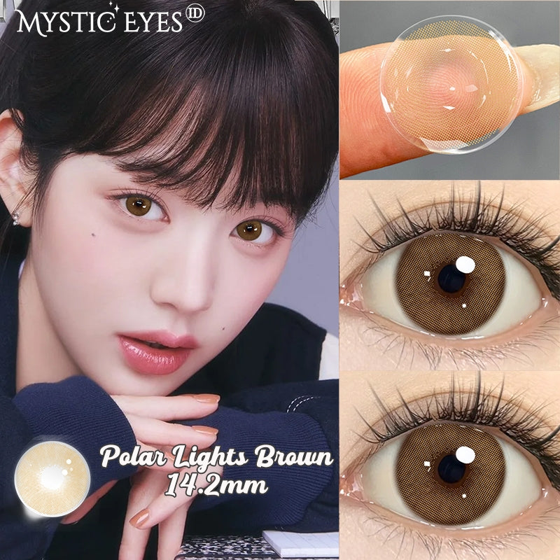 Mysticeyes Softlens Twilight Series Moonstone 14.2MM Black Big Eyes