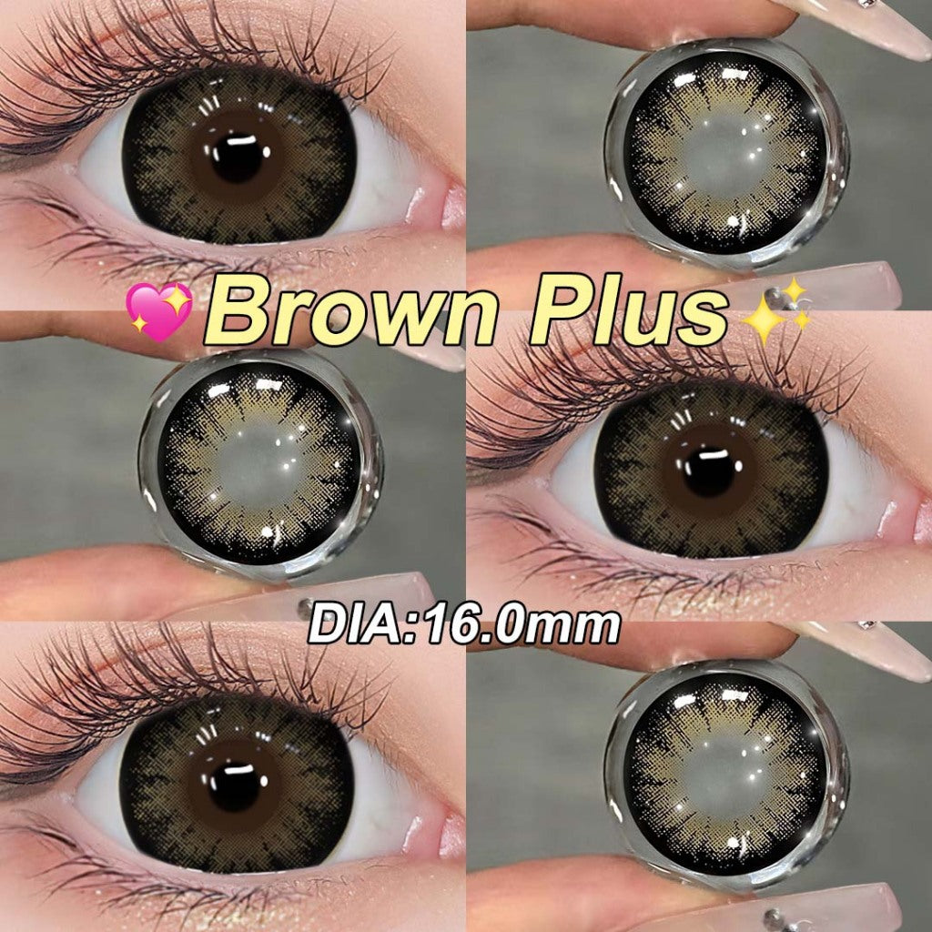 Magister Softlens 16mm Big Eyes Soflen Hitam Coklat Soflens Normal Doll Eyes 1Pair 6Months