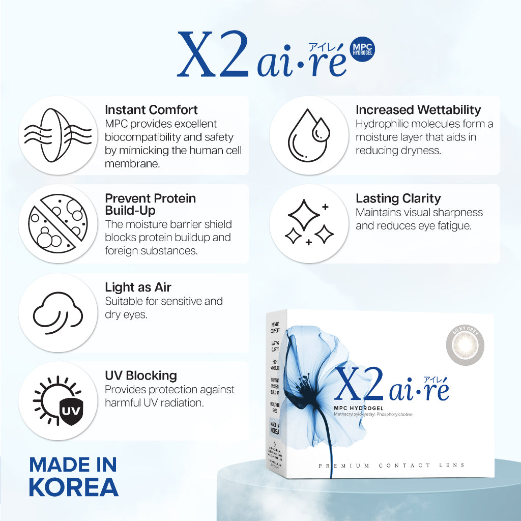 X2 AIRE Softlens - Pillow Grey