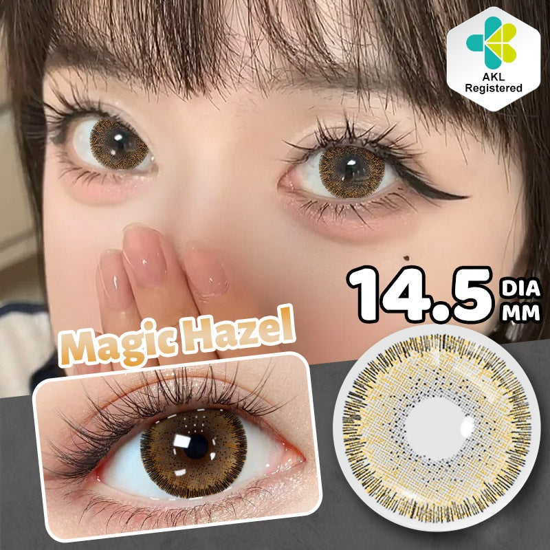 MysticEyes 15.0mm Big Eye Supersize Colored Contact Lenses - Enlarging & Natural Effect (Includes Free Lens Case)