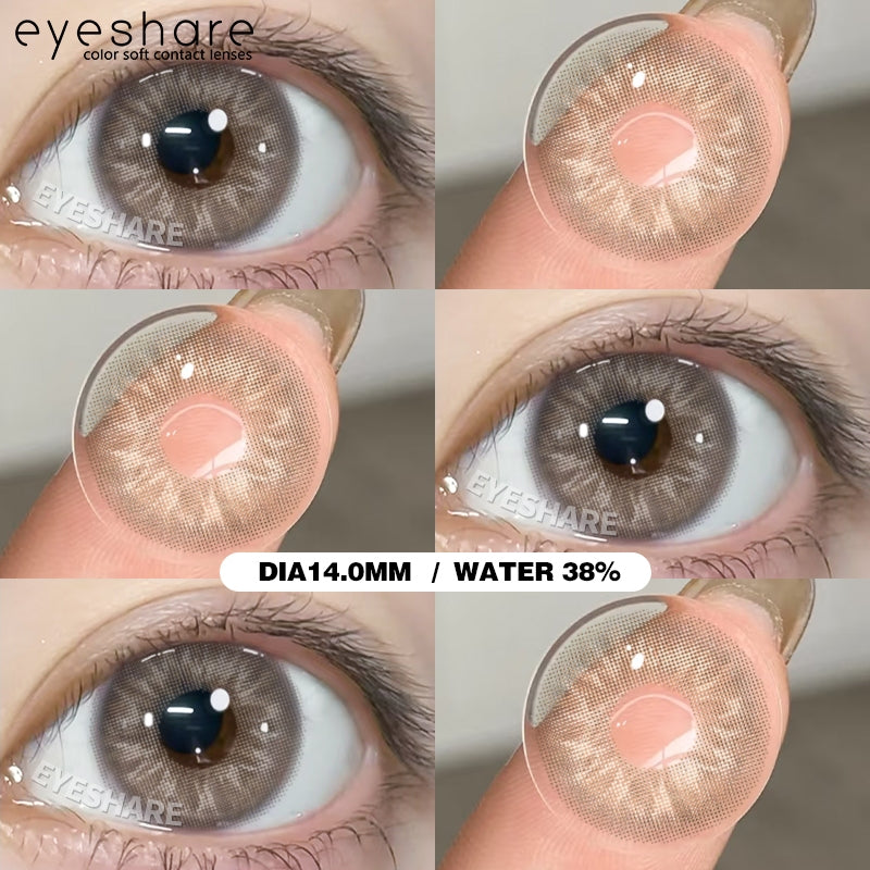 Eyeshare Softlens Vienna Gray 1 Pasang 14.5mm Lensa Kontak