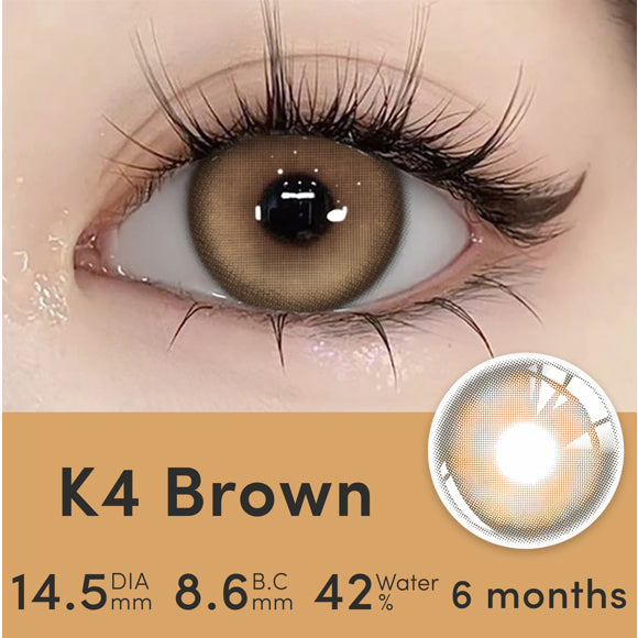 UYAAI Softlens 14.5MM Normal Mata Korea Seri Black Swan Sepasang Lensa Kontak 6 Bulan
