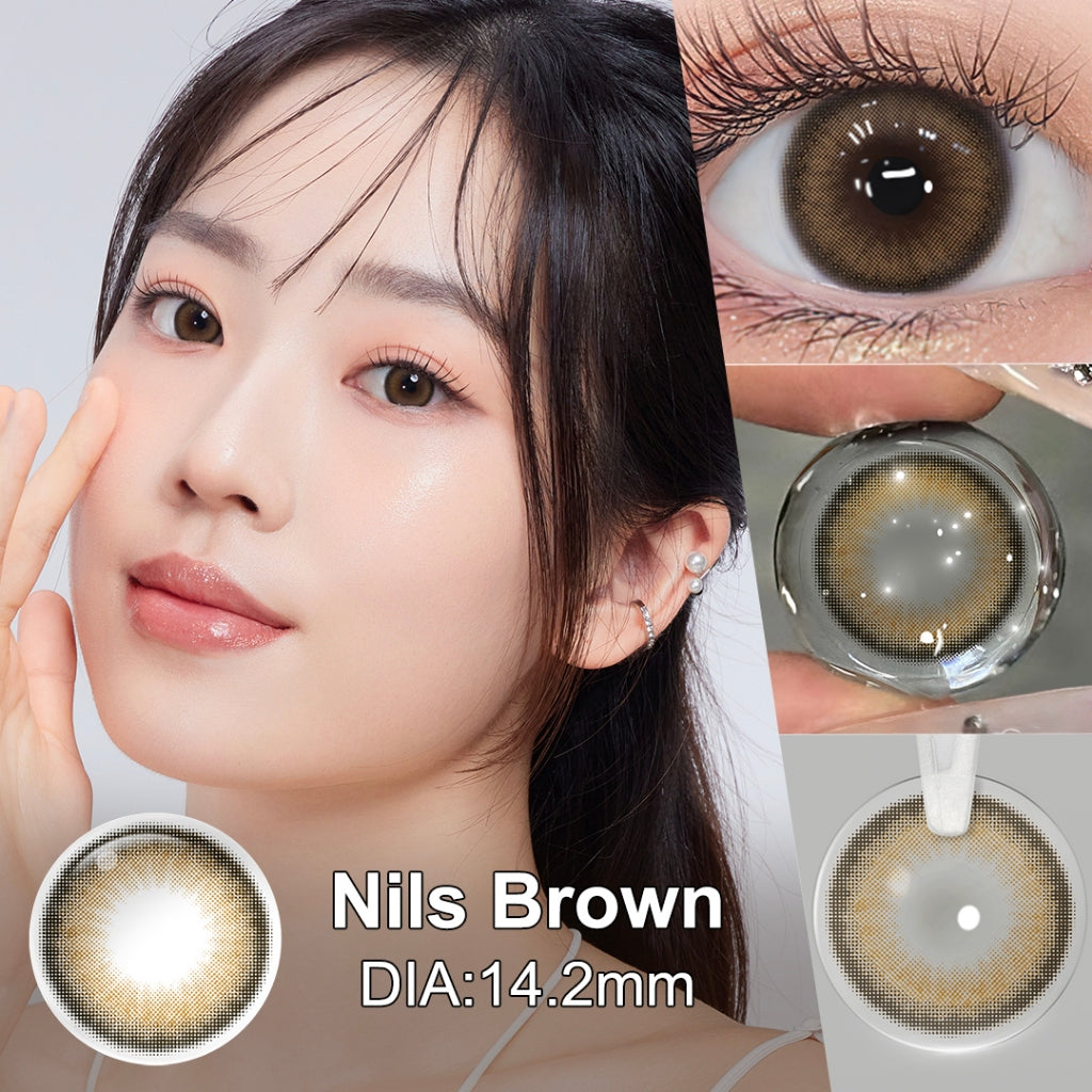 Magister Softlens Minus (-1.00 s/d -6.00) OMG Softlens Black lensa kontak warna diameter 14MM softlens Brown softlens Gray soflen mata soflent soflen normal