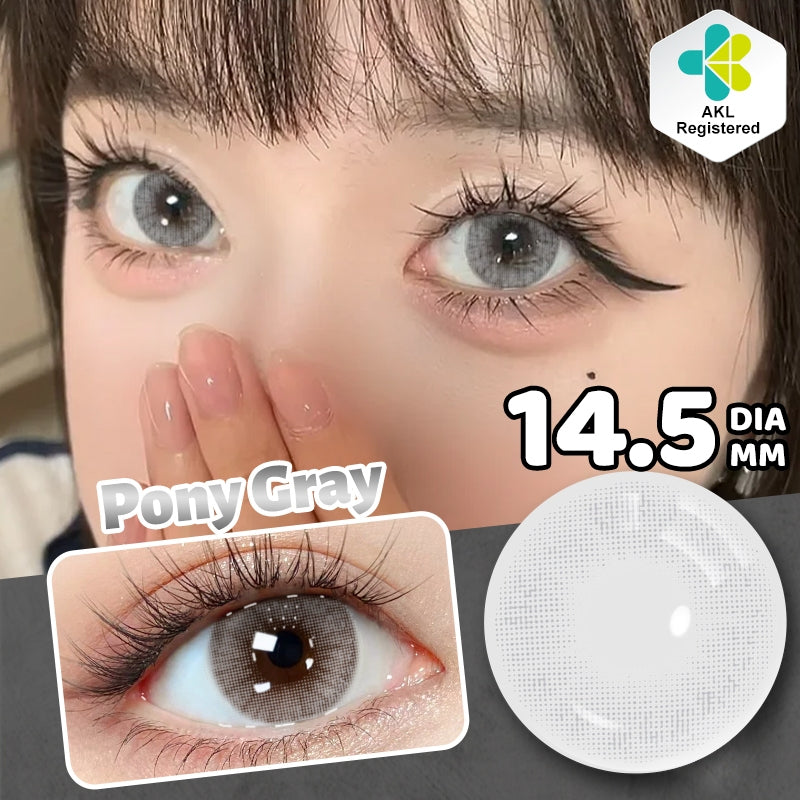 MysticEyes 15.0mm Big Eye Supersize Colored Contact Lenses - Enlarging & Natural Effect (Includes Free Lens Case)