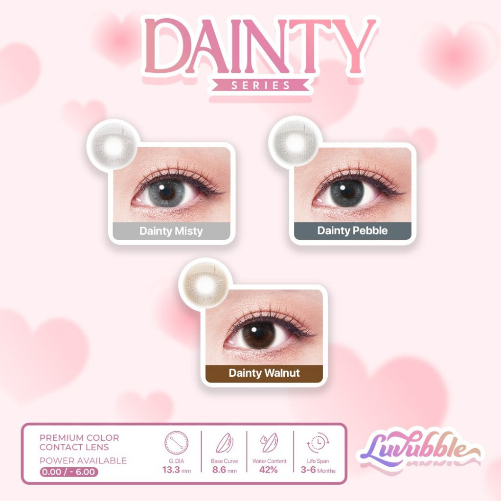 SOFTLENS LUVUBBLE 12,9 - 13,5 MM NORMAL & MINUS (-2,25 S/D -3,75) BY CTK / NATURAL / KOREA / SOFLEN / SOFTLEN / SOFLENS / OPULENT ONYX JADE WHITE MOCHA LAGOON DAINTY PEBBLE MISTY WALNUT SERAPHIC VEIL GANACHE CARAMEL BREEZE / TUKUSOFTLENS / TUKU SOFTLENS