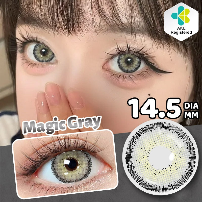 MysticEyes 15.0mm Big Eye Supersize Colored Contact Lenses - Enlarging & Natural Effect (Includes Free Lens Case)