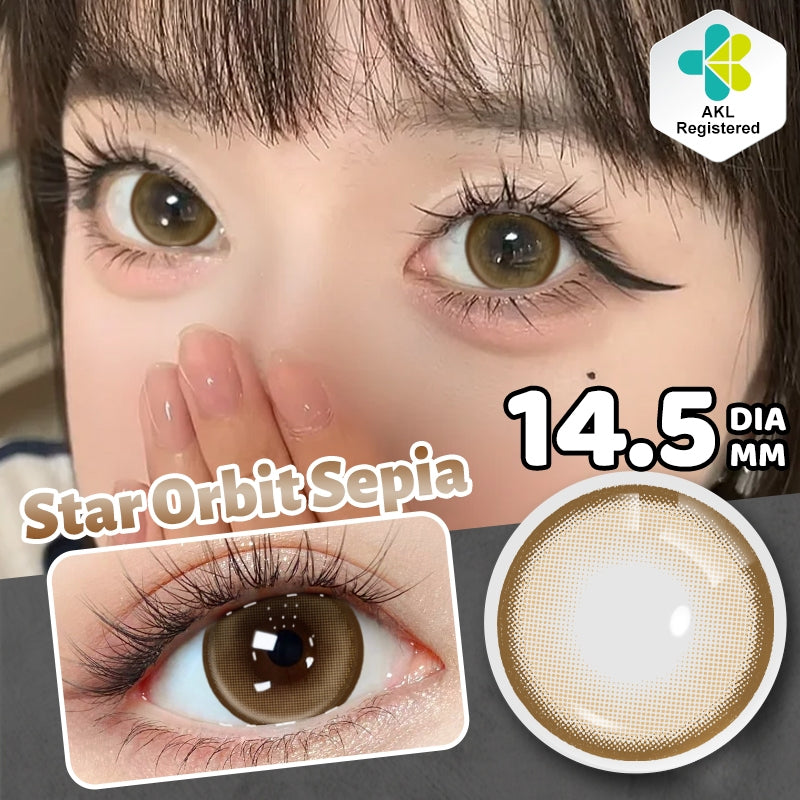 MysticEyes 15.0mm Big Eye Supersize Colored Contact Lenses - Enlarging & Natural Effect (Includes Free Lens Case)