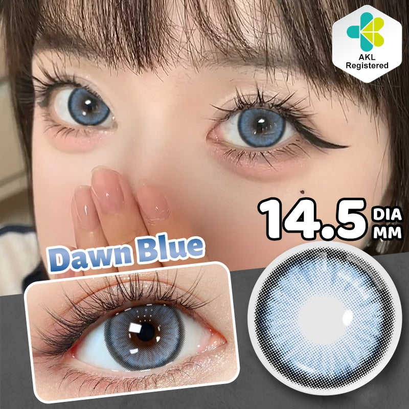 MysticEyes 15.0mm Big Eye Supersize Colored Contact Lenses - Enlarging & Natural Effect (Includes Free Lens Case)
