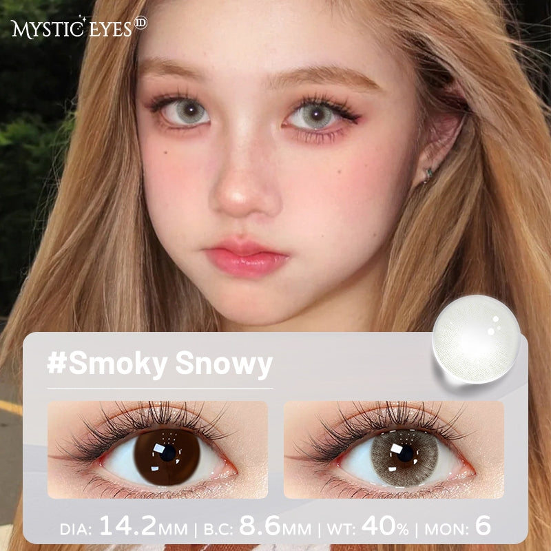 Mysticeyes Softlens Twilight Series Moonstone 14.2MM Black Big Eyes