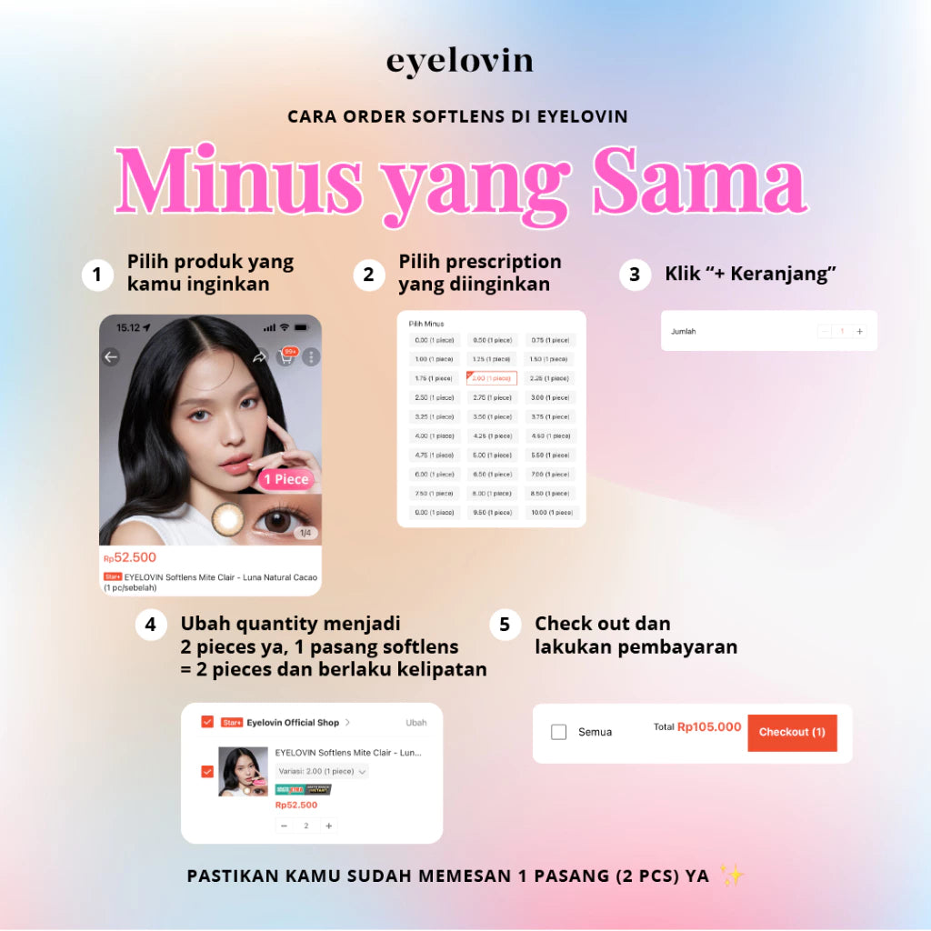EYELOVIN Softlens OHAN - Mochi Grey - Softlens Premium MPC untuk Mata Sensitif - Efek Big Eye Bisa Normal dan Minus up to -7.00 (1 pc/sebelah)