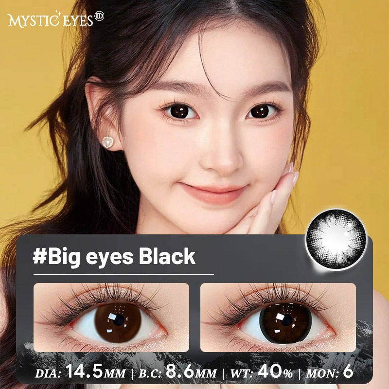 Mysticeyes Softlens Big eyes Series Black 14.5MM