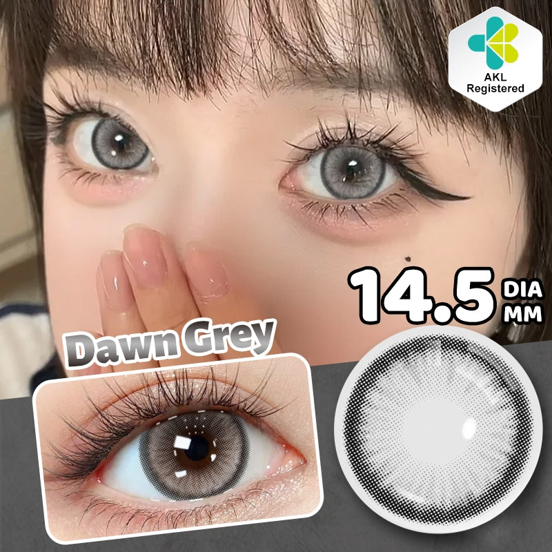 MysticEyes 15.0mm Big Eye Supersize Colored Contact Lenses - Enlarging & Natural Effect (Includes Free Lens Case)