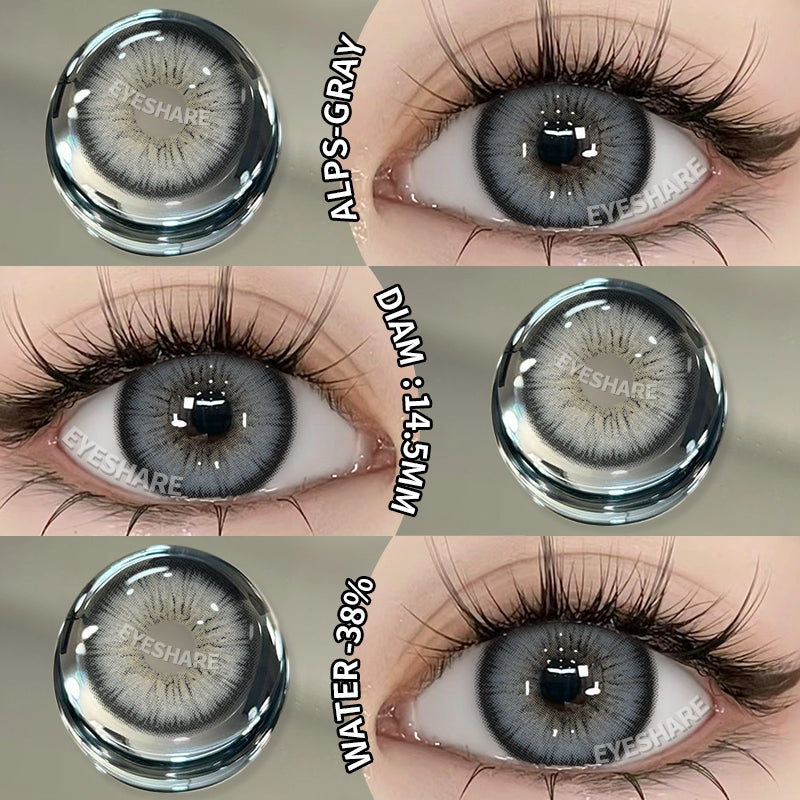 Eyeshare Softlens Vienna Gray 1 Pasang 14.5mm Lensa Kontak