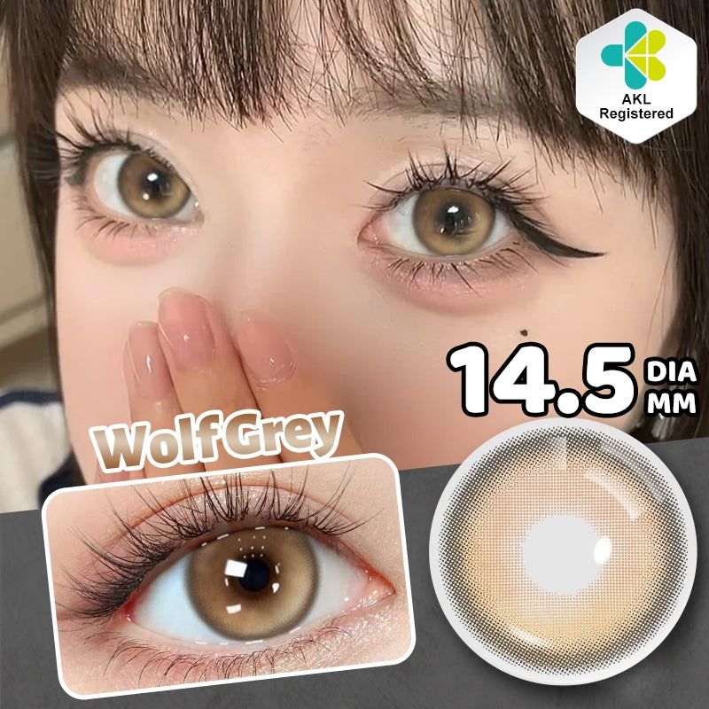 MysticEyes 15.0mm Big Eye Supersize Colored Contact Lenses - Enlarging & Natural Effect (Includes Free Lens Case)