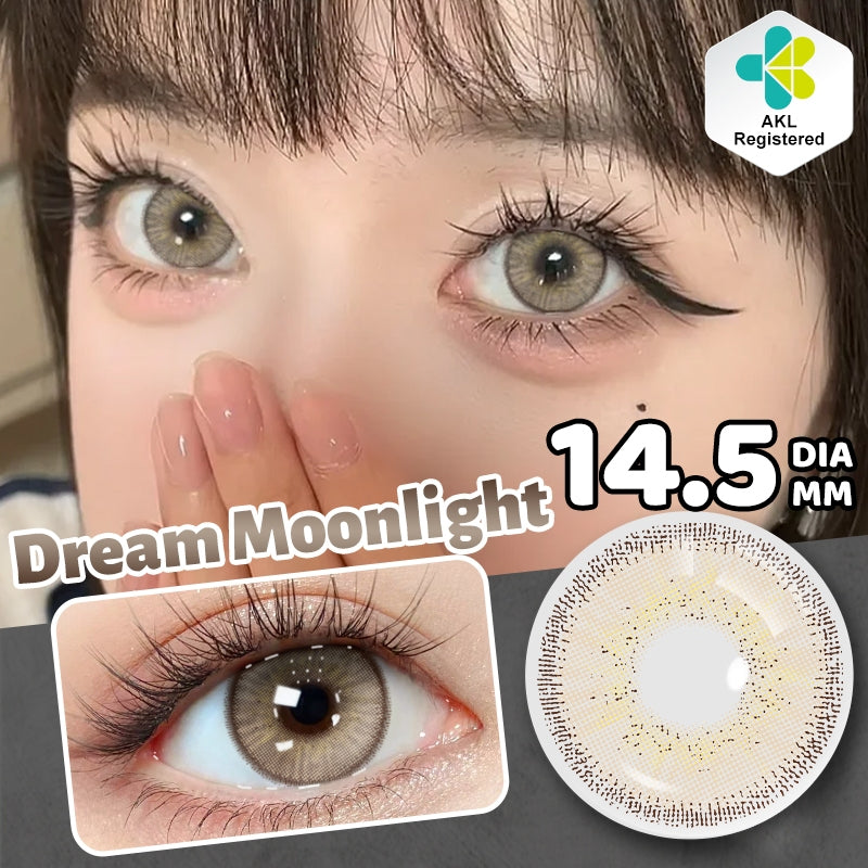 MysticEyes 15.0mm Big Eye Supersize Colored Contact Lenses - Enlarging & Natural Effect (Includes Free Lens Case)