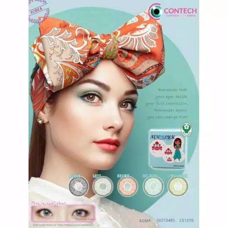 SOFTLENS NEWBLUK 15 MM NORMAL & MINUS (-0,50 S/D -3,00) BY CTK / SOFLEN NEWBLUK / NEWBLUK BY CTK / NOBLUK / SOFTLENS NATURAL / KOREA / SOFTLEN / SOFLENS / BLACK GREY BROWN BLUE VIOLET GREEN AQUA GREY / TUKUSOFTLENS / TUKU SOFTLENS