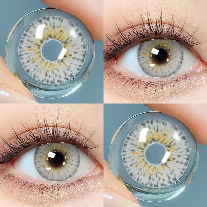 Mysticeyes Softlens Twilight Series Moonstone 14.2MM Black Big Eyes
