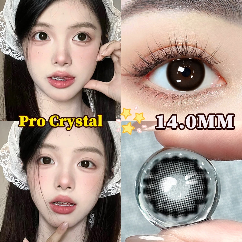 Mysticeyes Softlens Big eyes Series Black 14.5MM