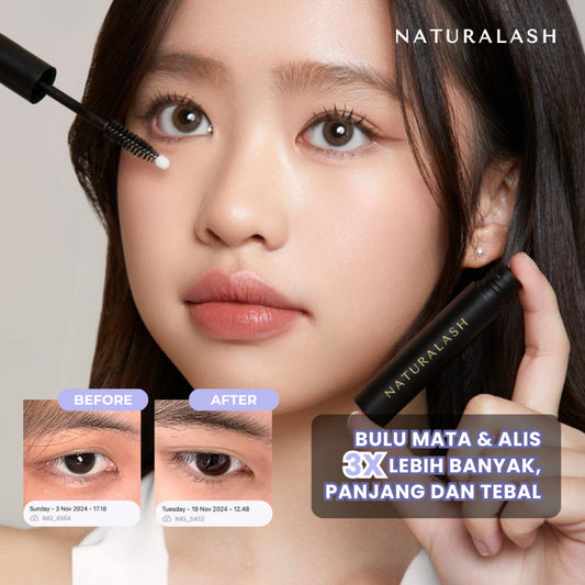 Naturalash Concentrated Lash & Brow Serum (No.1 Serum Penumbuh Bulu Mata dan Alis) with Rosemary Oil by Naturalens | Eyelash Lash Bulumata Eyebrow