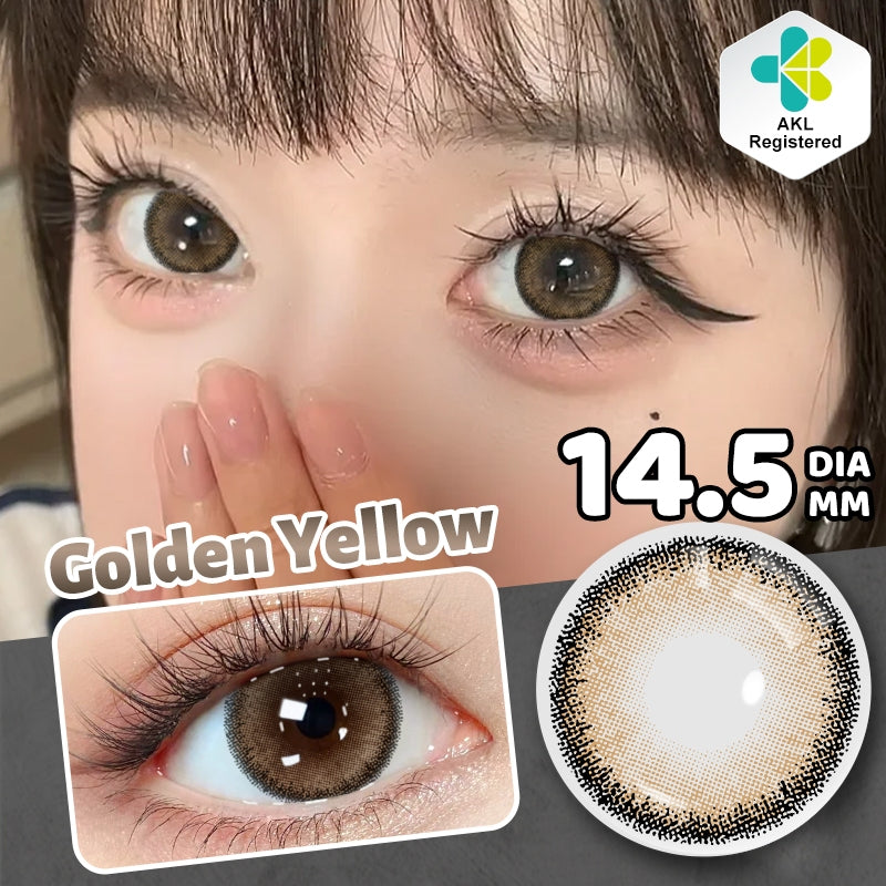 MysticEyes 15.0mm Big Eye Supersize Colored Contact Lenses - Enlarging & Natural Effect (Includes Free Lens Case)