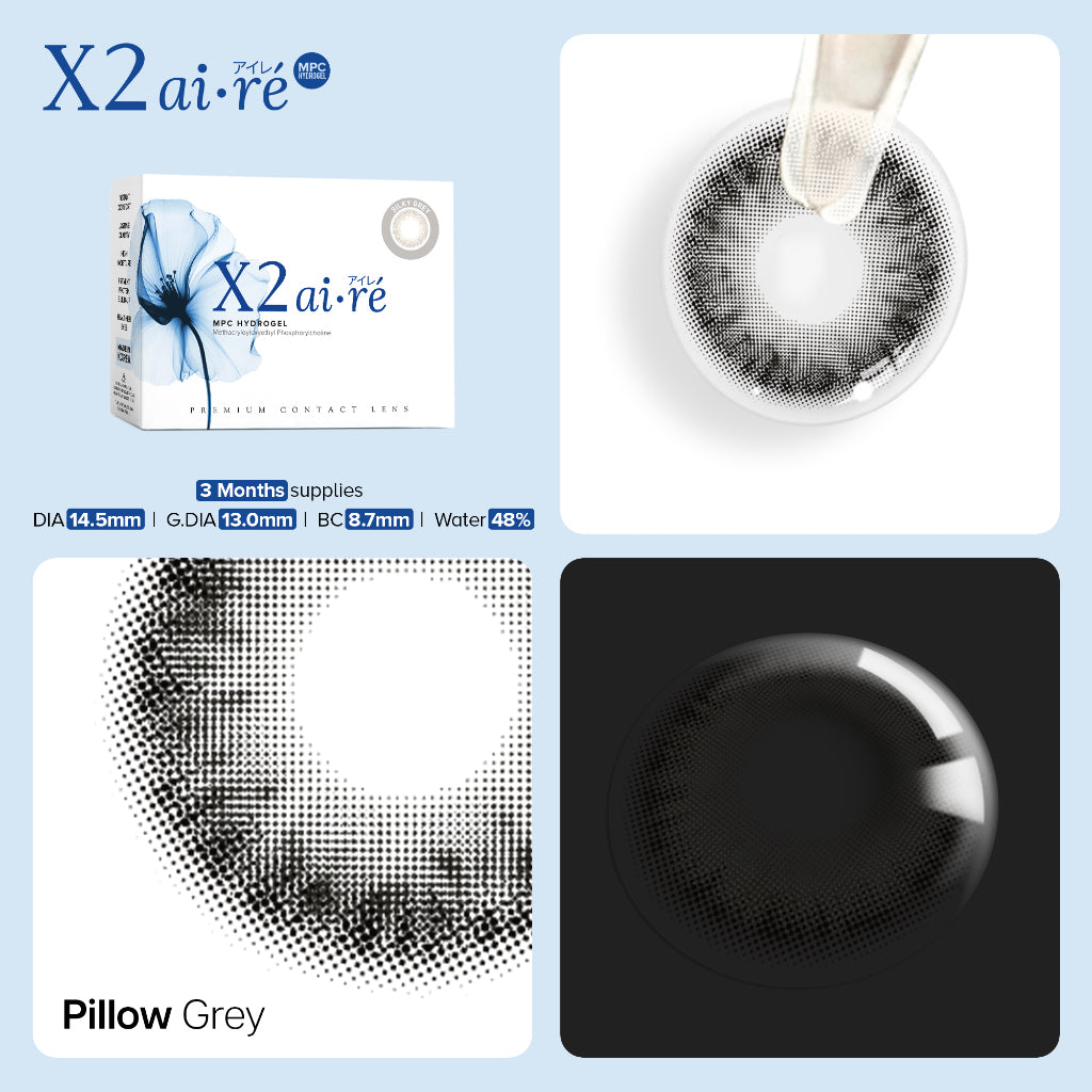 X2 AIRE Softlens - Pillow Grey