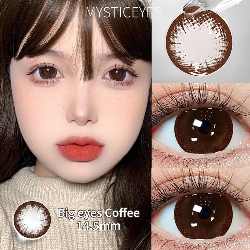 Mysticeyes Magic Series 14.5mm Contact Lenses (1 Pair) - 6 Month Use